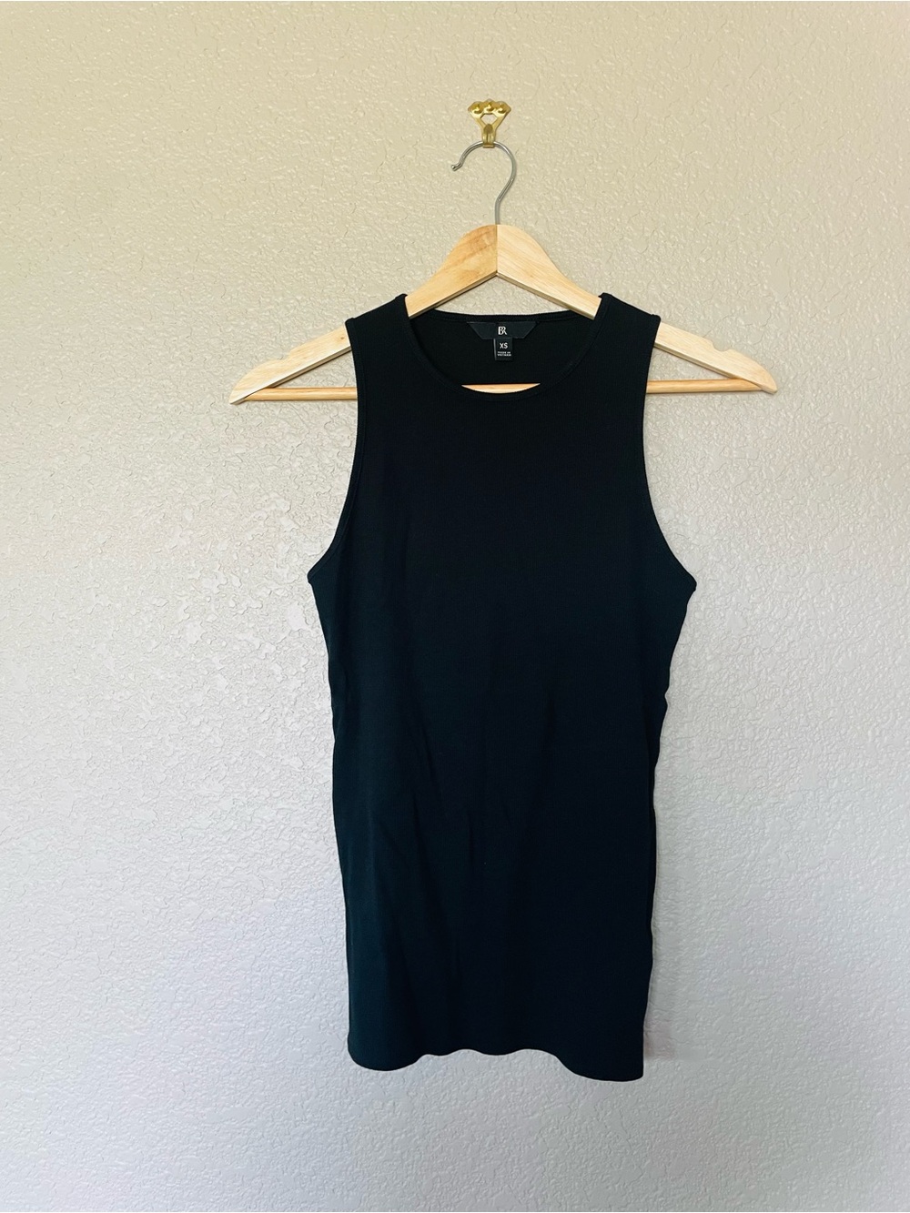 Banana Republic Ribbed Black Tank Top